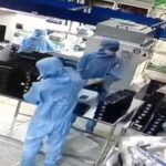 【動画】中国で必殺仕事人。工場労働者が同僚を絞め殺そうとする(°_°)